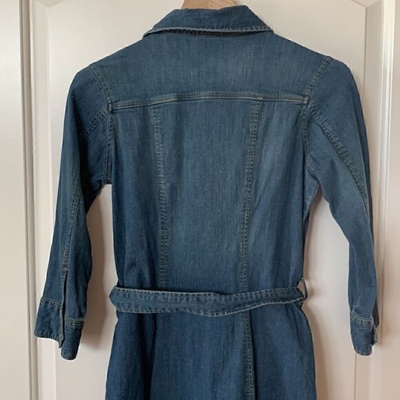 Vintage‎ Jean Denim Dress boho Old Navy women’s size 1 - Picture 3 of 7